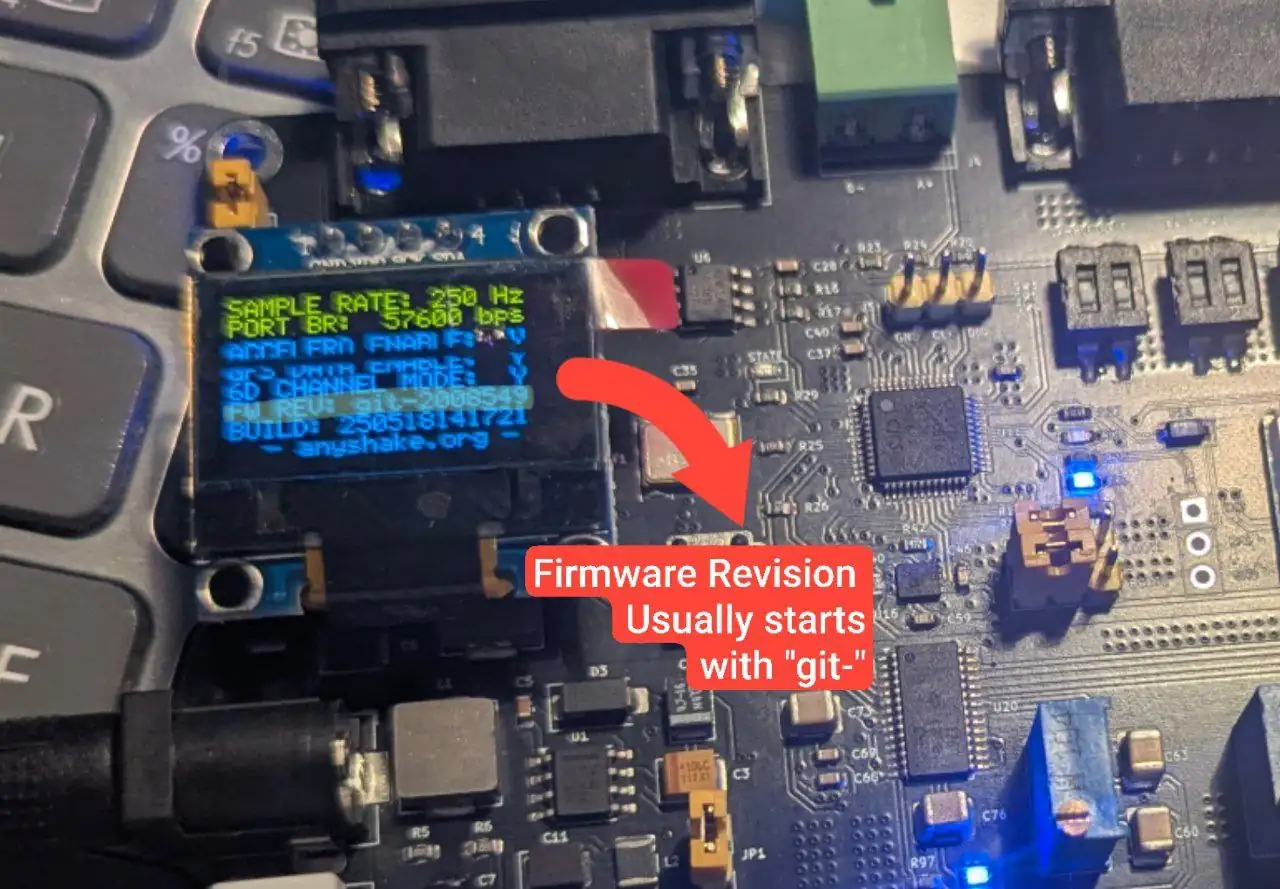 Firmware Revision on OLED