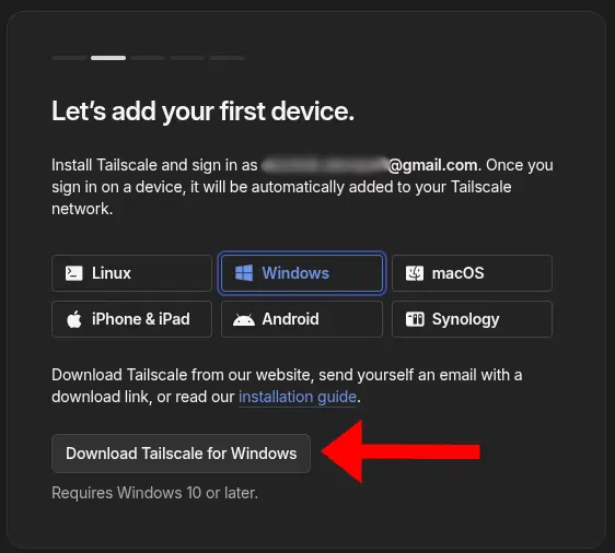 Windows add device